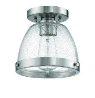 Lodie 1 Light 9.5'' Flushmount in Brushed Polished Nickel (20|X1410-BNK)