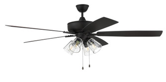 Super Pro 104 60'' 5-Blade Ceiling Fan in Espresso w/ Espresso/Walnut Blades; Integrated Light Ki (20|S104ESP5-60ESPWLN)