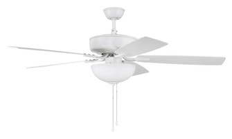 Pro Plus 211 52'' 5-Blade Ceiling Fan in White w/ White/Washed Oak Blades; Light Kit Included (op (20|P211W5-52WWOK)