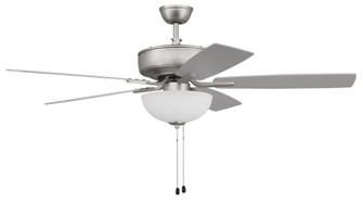 Pro Plus 211 52'' 5-Blade Ceiling Fan in Brushed Nickel w/ Brushed Nickel/Greywood Blades (20|P211BN5-52BNGW)