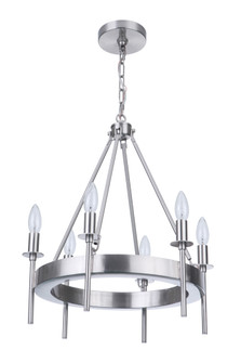Larrson 6 Light Chandelier in Brushed Polished Nickel (20|54326-BNK)
