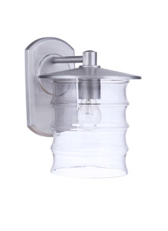 Canon 1 Light Large Outdoor Wall Lantern in Satin Aluminum (20|ZA3624-SA)