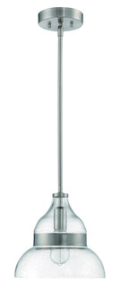 Smyth 1 Light Mini Pendant in Brushed Polished Nickel (20|P960BNK1)