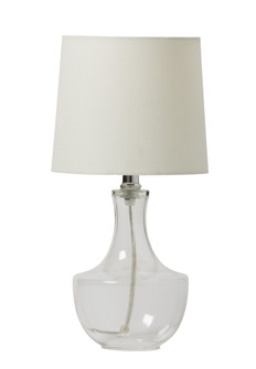 1 Light Clear Glass Base Table Lamp (20|86255)