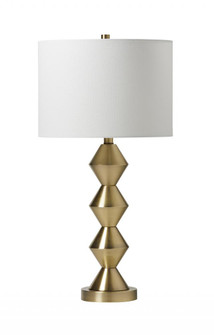 1 Light Plated Metal Base Table Lamp in Antique Brass (20|86244)
