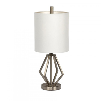 1 Light Metal Base Table Lamp in Brushed Polished Nickel (20|86233)