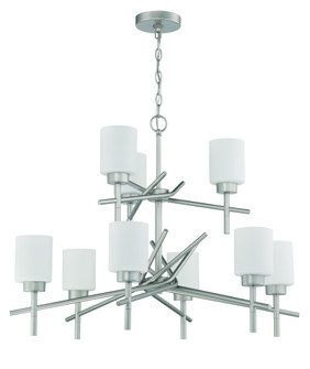 Cadence 9 Light Chandelier in Satin Nickel (20|54629-SN)