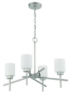 Cadence 4 Light Chandelier in Satin Nickel (20|54624-SN)