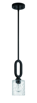 Collins 1 Light Mini Pendant in Flat Black (20|54291-FB)
