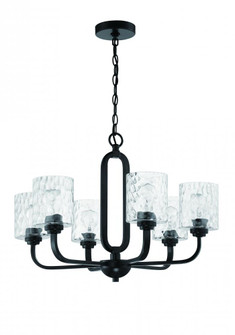 Collins 6 Light Chandelier in Flat Black (20|54226-FB)