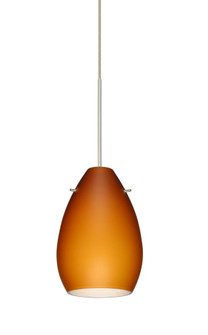 Besa Pendant For Mulitport Canopy Pera 6 Satin Nickel Amber Matte 1x5W LED (127|X-171380-LED-SN)