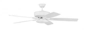 Pro Plus 112 52'' 5-Blade Ceiling Fan in White w/ White/Washed Oak Blades; Integrated Light Kit (20|P112W5-52WWOK)