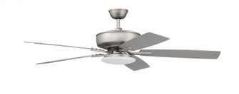 Pro Plus 112 52'' 5-Blade Ceiling Fan in Brushed Nickel w/ Brushed Nickel/Greywood Blades (20|P112BN5-52BNGW)