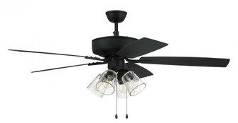 Pro Plus 104 52'' 5-Blade Ceiling Fan in Espresso w/ Espresso/Walnut Blades; Integrated Light Kit (20|P104ESP5-52ESPWLN)