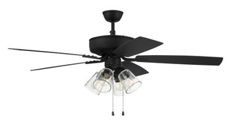 Pro Plus 104 52'' 5-Blade Ceiling Fan in Espresso w/ Espresso/Walnut Blades; Integrated Light Kit (20|P104ESP5-52ESPWLN)