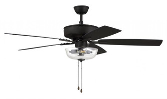 52'' Ceiling Fan w/Blades, Clear Bowl LED Light Kit (20|P101ESP5-52ESPWLN)
