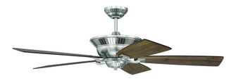 Forum 52'' 5-Blade Ceiling Fan in Brushed Polished Nickel w/ Dark Cedar/Weathered Mesquite Blades (20|FRM52BNK5)