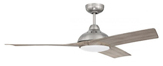 54'' Beckham in Brushed Polished Nickel w/ Driftwood Blades (20|BEK54BNK3)