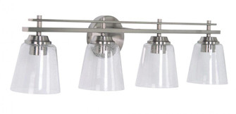 Drake 4 Light Vanity in Brushed Polished Nickel (20|19633BNK4)