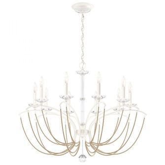 Priscilla 10 Light 120V Chandelier in White with Bronze Pearl (168|BC7110N-06PBZ)