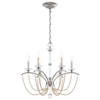 Priscilla 6 Light 120V Chandelier in Antique Silver with Bronze Pearl (168|BC7106N-48PBZ)