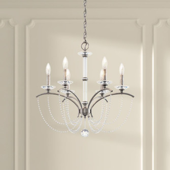 Priscilla 6 Light 120V Chandelier in Antique Silver with Bronze Pearl (168|BC7106N-48PBZ)