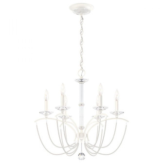 Priscilla 6 Light 120V Chandelier in White with White Pearl (168|BC7106N-06PWT)