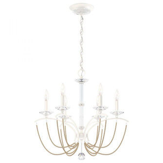 Priscilla 6 Light 120V Chandelier in White with Bronze Pearl (168|BC7106N-06PBZ)