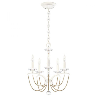Priscilla 5 Light 120V Chandelier in White with Bronze Pearl (168|BC7105N-06PBZ)