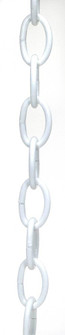 4 Gauge Chain; White Finish; 1 Yard Length; 13/4'' Link Length; 11/8'' Link Width; 1/4'' (27|79/466)