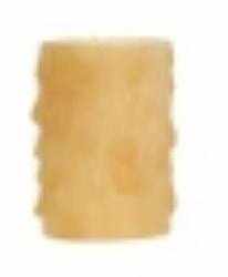 Candelabra Base Bee's Drip - .88'' Inside Dia. - 1.15'' Outside Dia. 40W Max. Amber (27|80/1974)