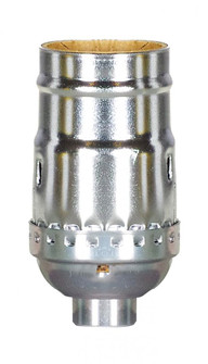 Standard Keyless Socket; 1/8 IPS; Aluminum; Nickel Finish; 660W; 250V (27|80/1670)