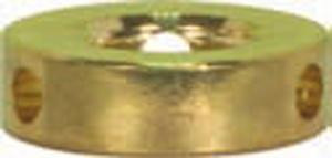 Shade Rings; 10 Gauge; 3/4'' Diameter; 3 Hole Brass Plated (27|90/2456)