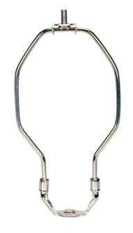 Light Duty Harp; Polished Nickel Finish; 6'' Height; 1/8 IP Saddle; 1/4-27 Thread; 125 Carton (27|90/2377)