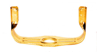 Wide Light Duty Saddle For CFL; Brass Plated; 1/8 IP (27|90/2338)