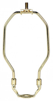 Light Duty Harp; Polished Brass Finish; 6-1/2'' Height; 1/8 IP Saddle; 1/4-27 Thread; 125 Carton (27|90/570)