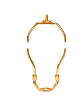 Heavy Duty Harp; Polished Brass Finish; 7-1/2'' Height; 1/8 IP Saddle; 1/4-27 Thread; 125 Carton (27|90/552)