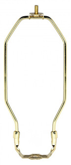 Light Duty Harp; Polished Brass Finish; 9'' Height; 1/8 IP Saddle; 1/4-27 Thread; 125 Carton (27|90/221)
