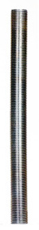 1/8 IP Steel Nipple; Zinc Plated; 4-3/4'' Length; 3/8'' Wide (27|90/1029)