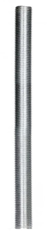 1/8 IP Steel Nipple; Zinc Plated; 4-1/4'' Length; 3/8'' Wide (27|90/1023)