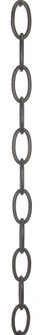 8 Gauge Chain; Black Finish; 1 Yard Length; 11/2'' Link Length; 7/8'' Link Width; 1/8'' (27|79/457)