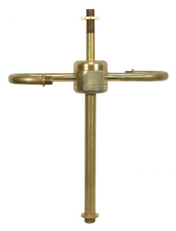 Medium Base Twin Keyless Solid Brass Cluster; Unfinished; 9-1/4'' Overall Height; 7-1/2'' (27|80/2507)