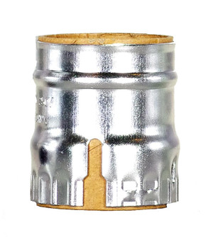 Aluminum Shell With Paper Liner; Short Keyless; Nickel Finish (27|80/1441)