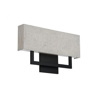 MANHATTAN 22IN SCONCE 2700K (16|WS-13122-BK)