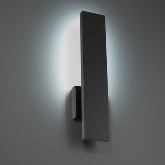 STAG 18IN OUTDOOR SCONCE 4000K 3CCT (16|WS-W29118-40-BK)
