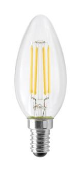 4.5 Watt; B11 LED Filament; Clear; 350 Lumens; 3000K; European base; 120 Volt (27|S12115)