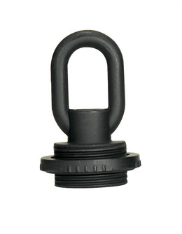 1/4 IP Screw Collar Loop With Ring; 25lbs Max; Flat Black Finish (27|90/2614)