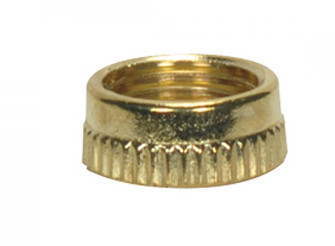 Knurled Nut For Switches; Brass For Rotary And Push (27|90/2583)