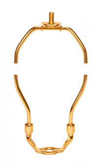 Heavy Duty Harp; Polished Brass Finish; 13-1/2'' Height; 1/8 IP Saddle; 1/4-27 Thread; 125 Carton (27|90/2256)