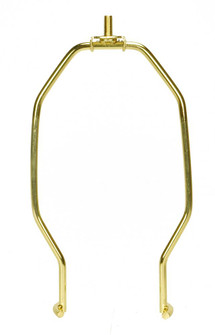 Heavy Duty Harp; Polished Brass Finish; 7'' Height; 1/4-27 Thread (27|90/2248)